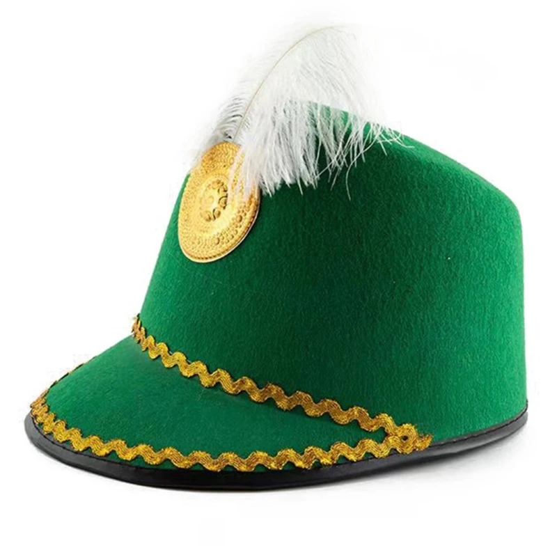 Sombrero guardia para hombre, sombrero para sesión fotos soldado elegante para fiesta boda, venta directa