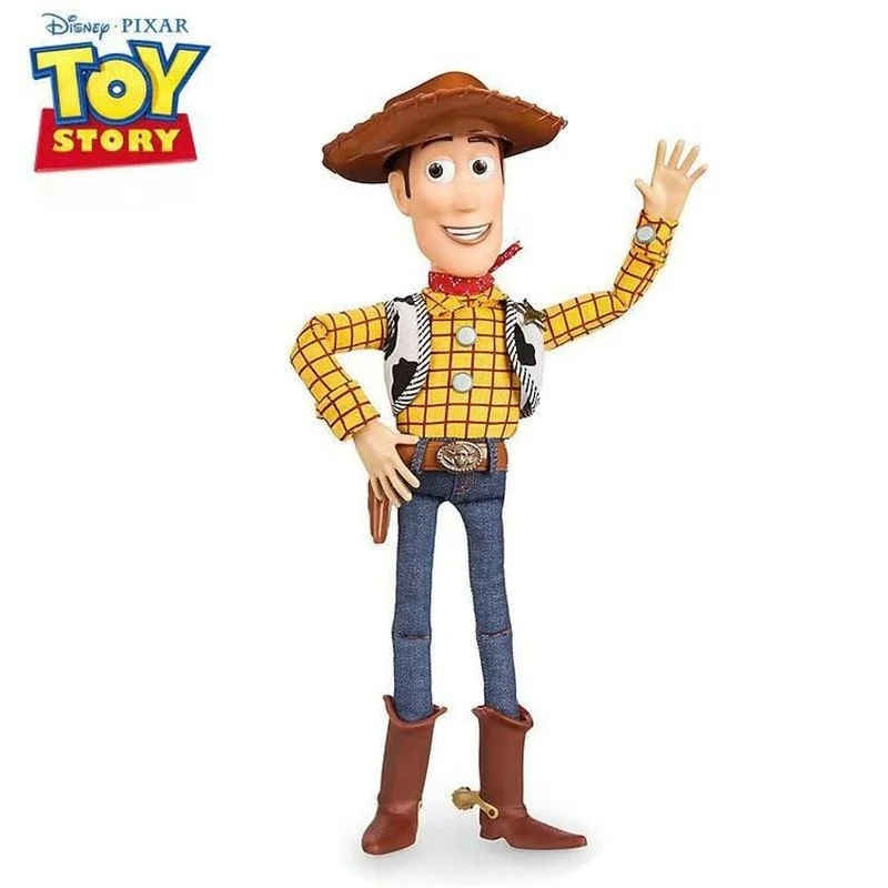 40cm Disney Anime Toy Story 4 Talking Woody Buzz Jessie Rex Action Figures Model Dolls Collection Christmas Toy Children Gifts