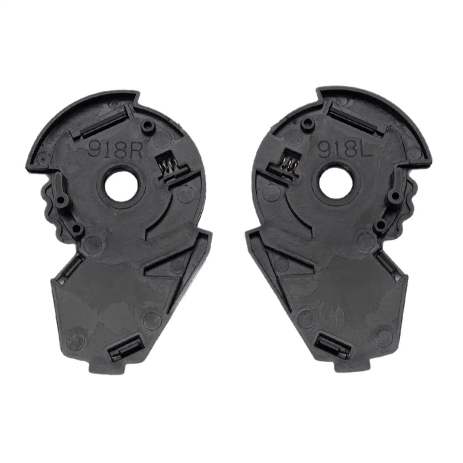 

2Pcs Helmet Shield Base Premium Accessories Easy to Install High Performance Helmet Gear Plate Helmet Lens Base Directly Replace