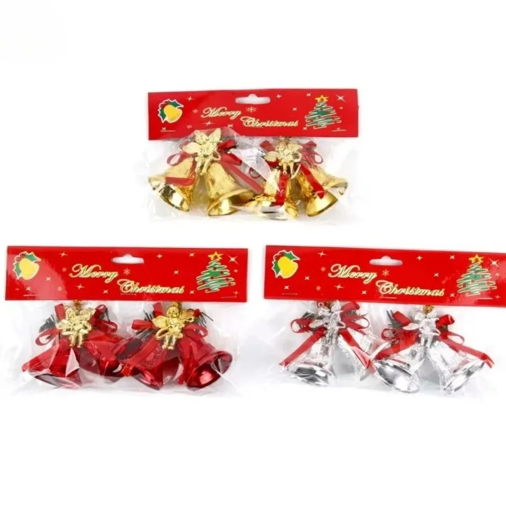 

Блестящие металлические колокольчики, пластиковые елочные украшения для свадебных сувениров, поделки своими руками, вечерние, потолок, праздничный декор