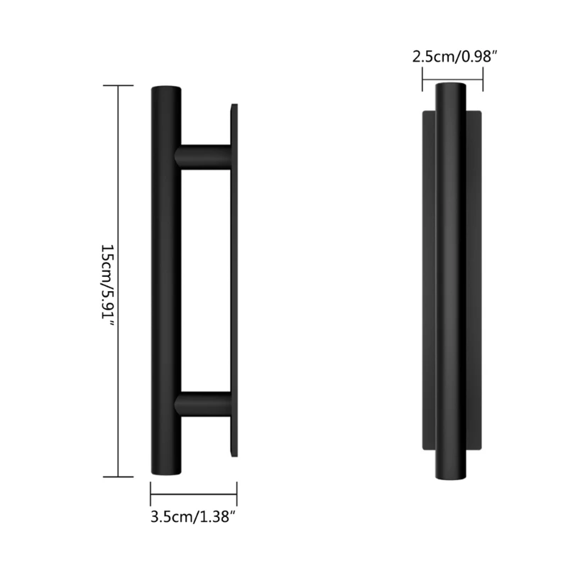 2 Pcs อเนกประสงค์ตู้เฟอร์นิเจอร์ Self-กาวเลื่อนประตูดึง Dropship