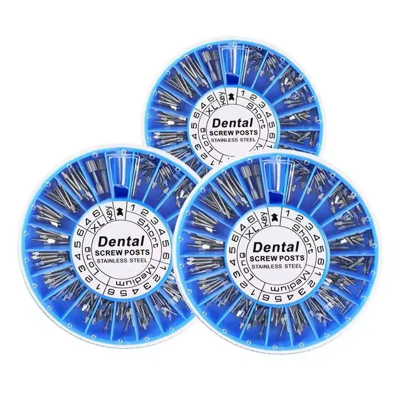 

Стоматологические винтовые штифты из нержавеющей стали, 120 шт., инструменты для стоматологов, стоматологические материалы и принадлежности