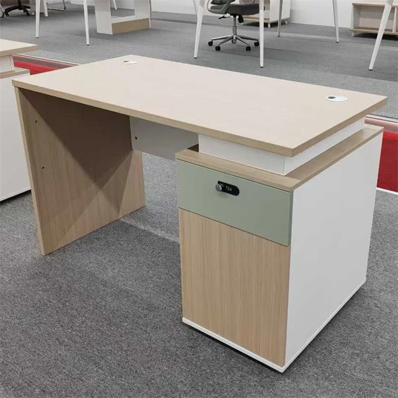 Staff Office Desk and Chair Combination Simple Modern Office Baffle Screen Staff Double 4 Four 6 Computer Desk
