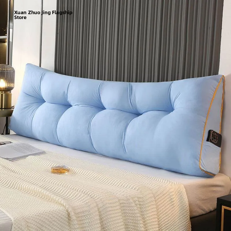 Modern Simple Bedside Pillow Soft Plush  Backrest Cushion Office Coffee Shop U-Shaped Pillow Home Decorative Pillow