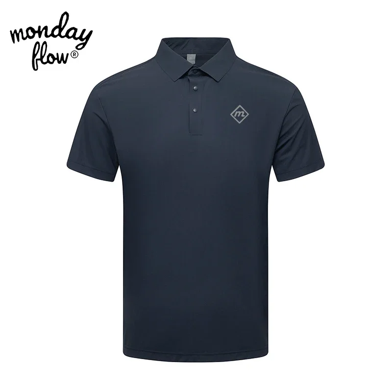 

Monday Flow Summer Short Sleeve Golf T-shirt Men's Outdoor Sports Polo Shirt Golf Shirt Customizable Quick Drying Breathable Top