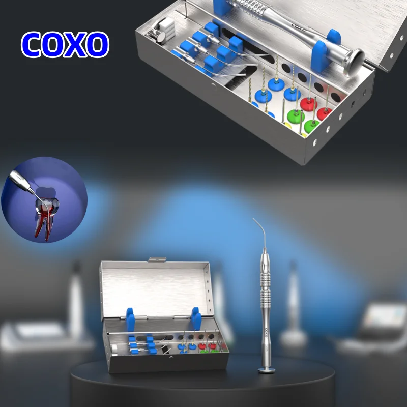 COXO Dentistry Tools Dental Root Canal File Extractor Broken Files Removal Kit C-FR1 Clinic Endo Broken File Removal Instrument