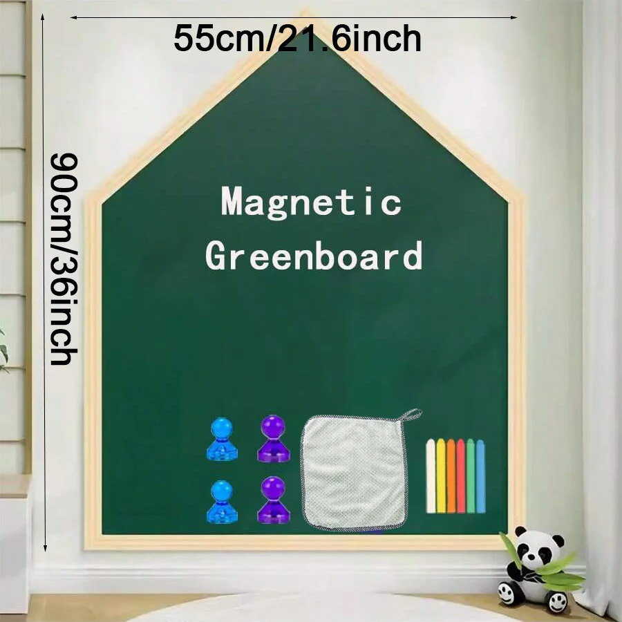 Imagem -03 - Quadro Branco Auto-adesivo Quadro Verde para Escrever Infantil Papel Magnético para Parede Quadro-negro Estilo Casa 21x36