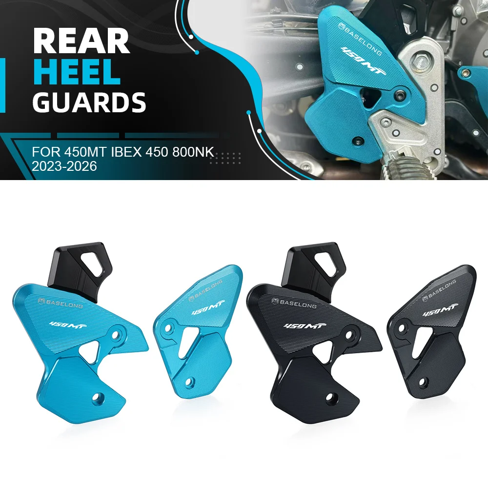 Foot Peg Rest Protector FOR CFMOTO 450MT Ibex 450 800NK 2023-2024-2025-2026 Motorcycle Accessories Rear Heel Guard Aluminium