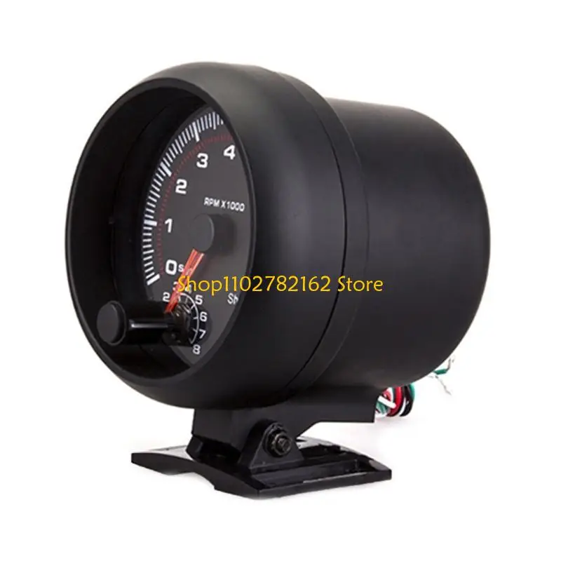 

547B 3.75in Electrical Tachometer Automotive Gauge for 4/6/8 Cylinder Gasolines Vehicles RPM Gauge Replacement Tachometers