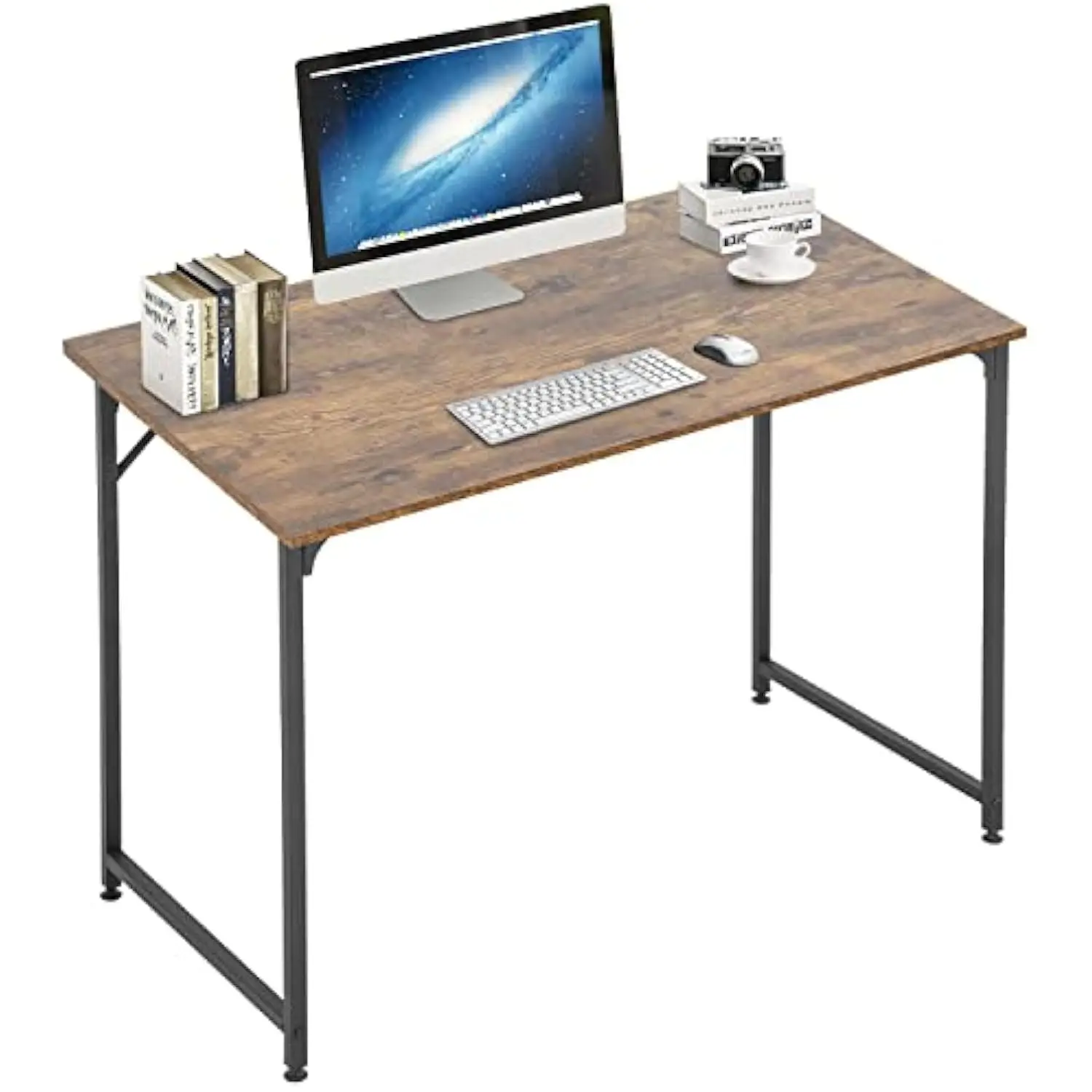 

Gmaing Desk Computer Gaming Desk Z Shaped Gaming Workstation Ergonomic Gaming Table with Headphone Hook for Game Players