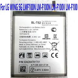 3.87V New BL-T52 Battery For LG WING 5G LMF100N LM-F100N LM-F100V LM-F100 Mobile Phone