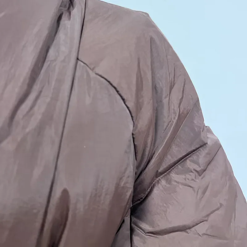 Koreanische Damen Slim Fit Daunenjacke Lässige Taille Schnürmantel Bequemer Stil Vielseitige Herbst-Winter-Oberbekleidung