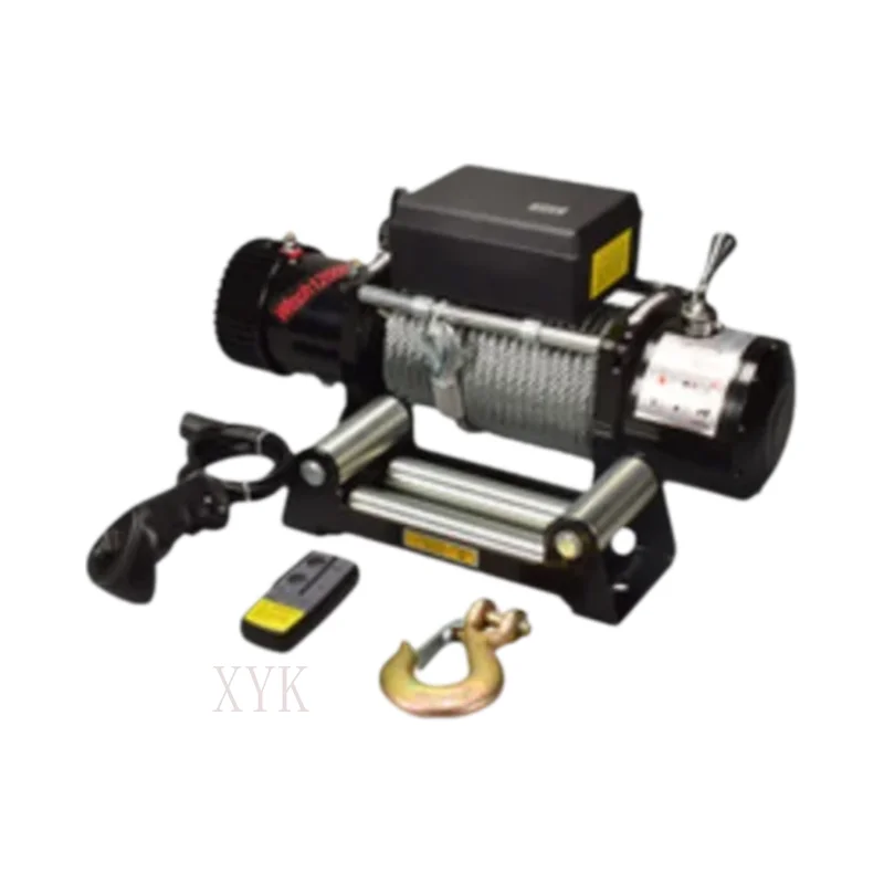12V 24V Electric Truck Trailer Towing Off Road Vehicle Winch Handling Warehousing Transportation Equipment Hoist view 4