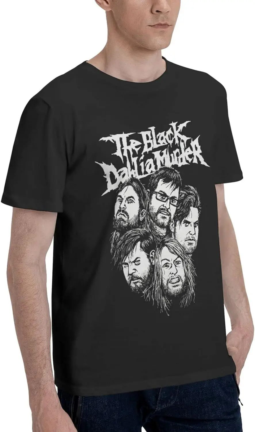 Rock Band T Shirts The Black Dahlia Murder Men's Summer Cotton Tee Crew Neck Short Sleeve Tops Black