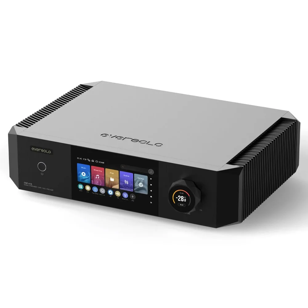 DMP-A10 ES9039PRO DAC Audio-Decoder Bluetooth5.0 Audioverstärker mit 6,5-Zoll-LCD-Touchscreen, unterstützt doppelten Subwoofer-Ausgang