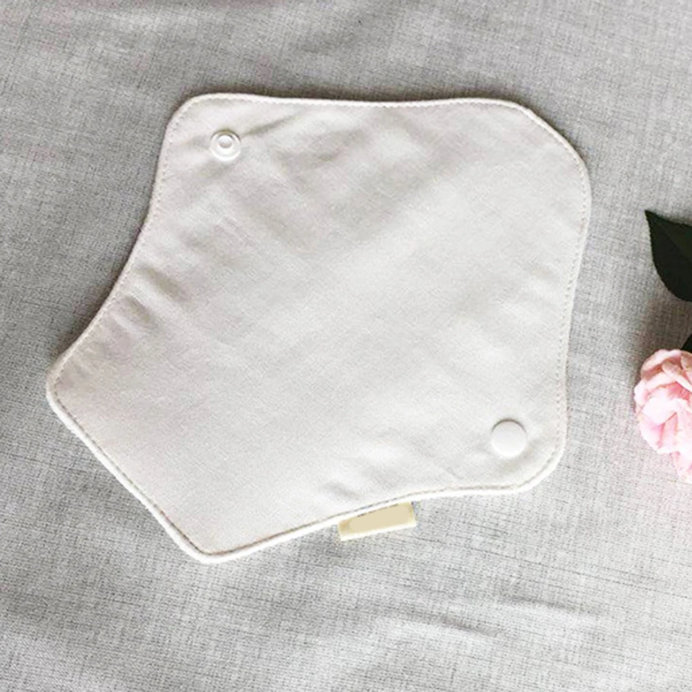 

18 X18cm Washable Bamboo Pad Sanitary Pads Portable Towel White Recyclable