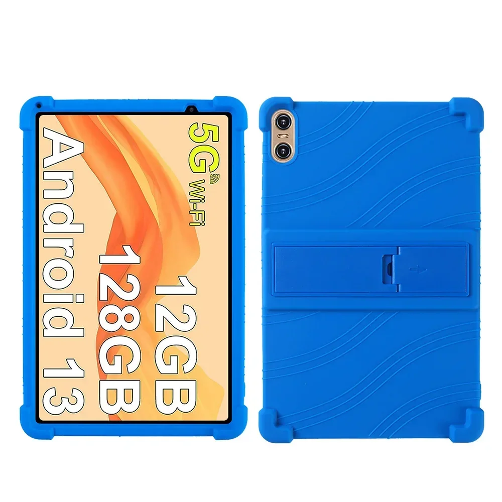 For SEBBE S22 10 Inch 5G Kids Case Tablet Shockproof Cover for Android 13 Soft Silicon Stand Protective Shell
