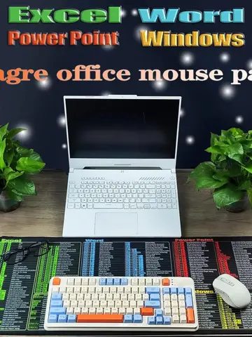 Коврик для мыши YSAGi с подсказками для Excel, Word и PowerPoint — фото товара