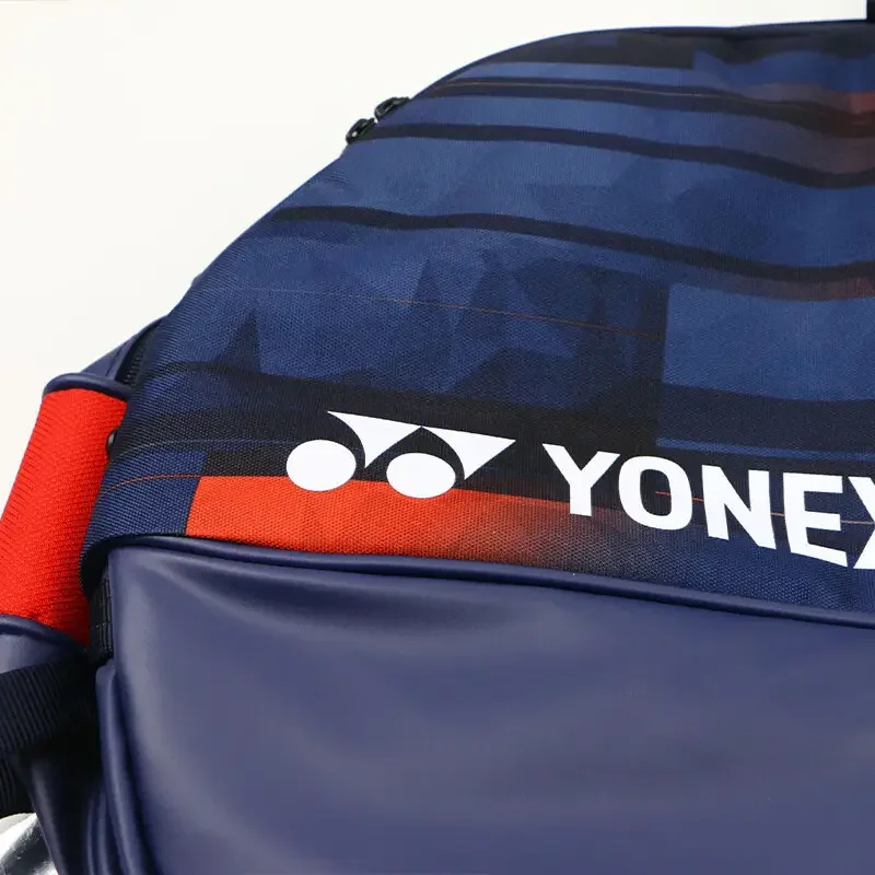 Yonex กระเป๋าแบดมินตัน2024รุ่นลิมิเต็ดเอดิชั่นกระเป๋าเทนนิสทรงสี่เหลี่ยมมีขนาดใหญ่จุได้เยอะไม้ขีดไฟ6ตัวสำหรับการฝึกซ้อมแบบมืออาชีพ