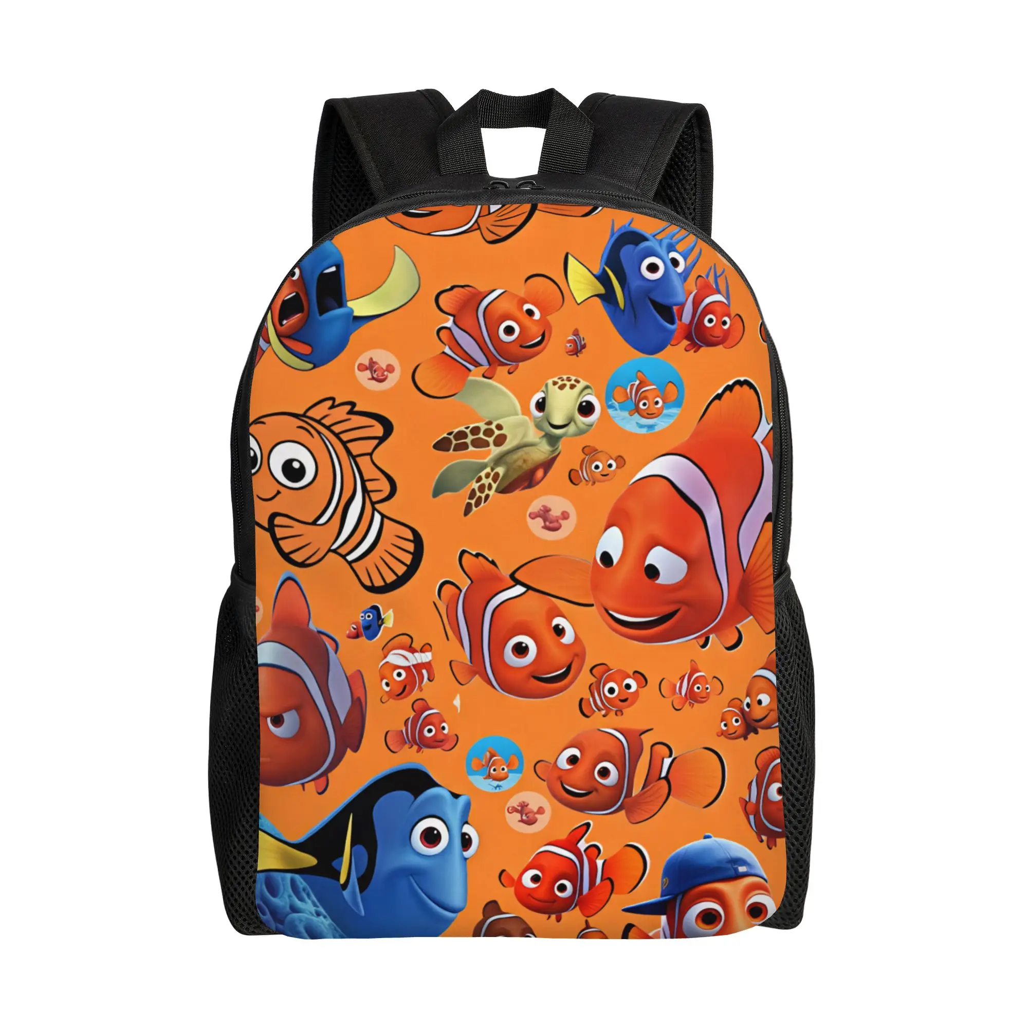 Finding Dorys Nemos Backpack Movie  Pretty Backpacks Student Unisex Travel Breathable School Bags Custom Rucksack