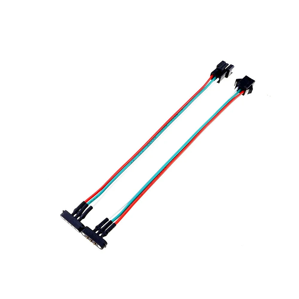 LED Streifen Lampe Magnetische Pogo Pin JST SM Steckdose Verlängern Kabel Stecker 2/3/4/5/6 Pin Männlich Weiblich Adapter Fahrer Kompatibel – Detail 2