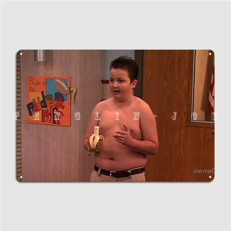 Gibby From Icarly Metal Sign Cinema Garage Living Room Customize Poster Tin Sign Poster