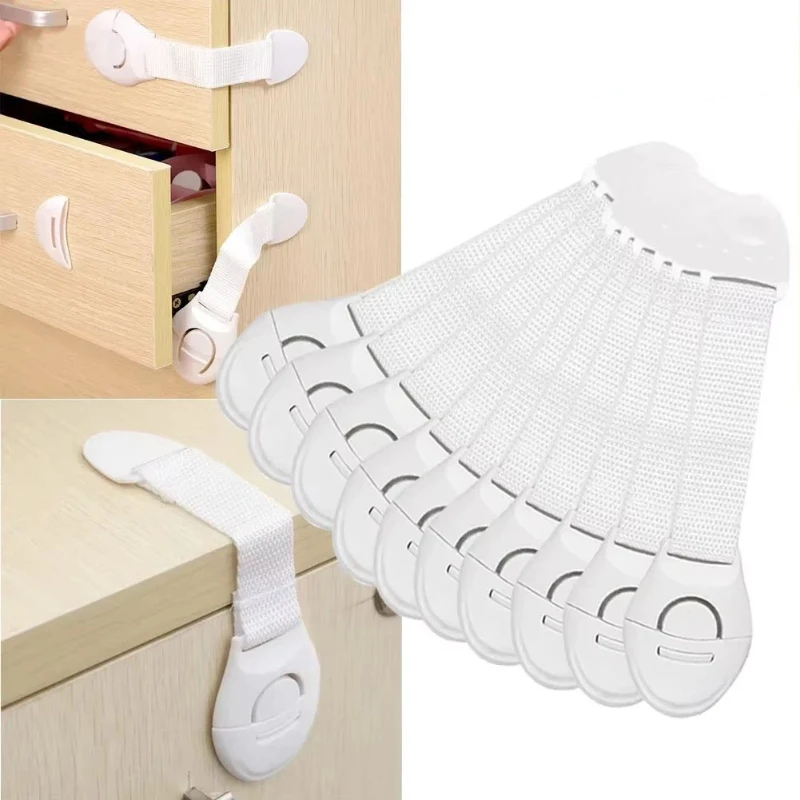 

10-60 шт. Защитные замки для детской безопасности: пластиковые блокираторы для шкафов, ящиков и дверей