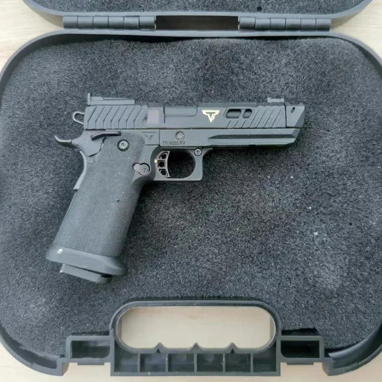 2024 سلسلة مفاتيح بندقية صغيرة للبالغين والأطفال ، نموذج مسدس إمباير G34 TTI ، تفكيك ، رمي قذيفة ، هدية ، 1: 3 #6