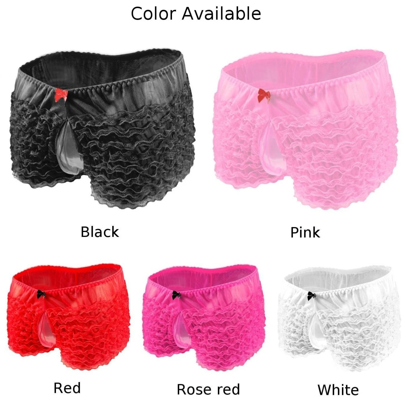 Gay Men Boxer Briefs Sissy Sex Sleep Bottoms Mens One Size Panties Regular See Through Daily Vintage Male Sexy