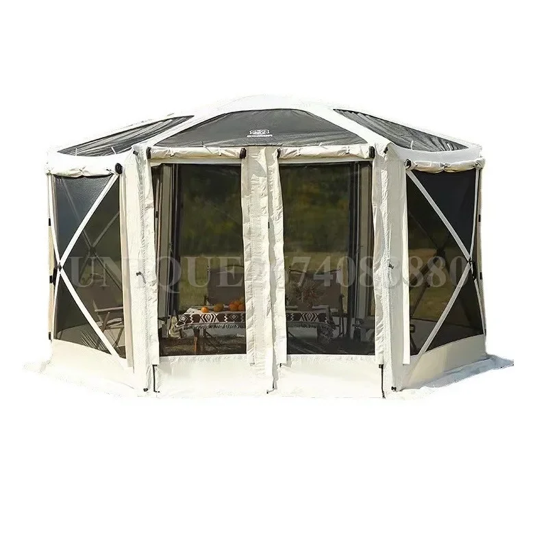 

Quick Automatic Opening Oxford Double Layer Screen House Tent, Shelter Easy Up Gazebo, Pop Up Tent