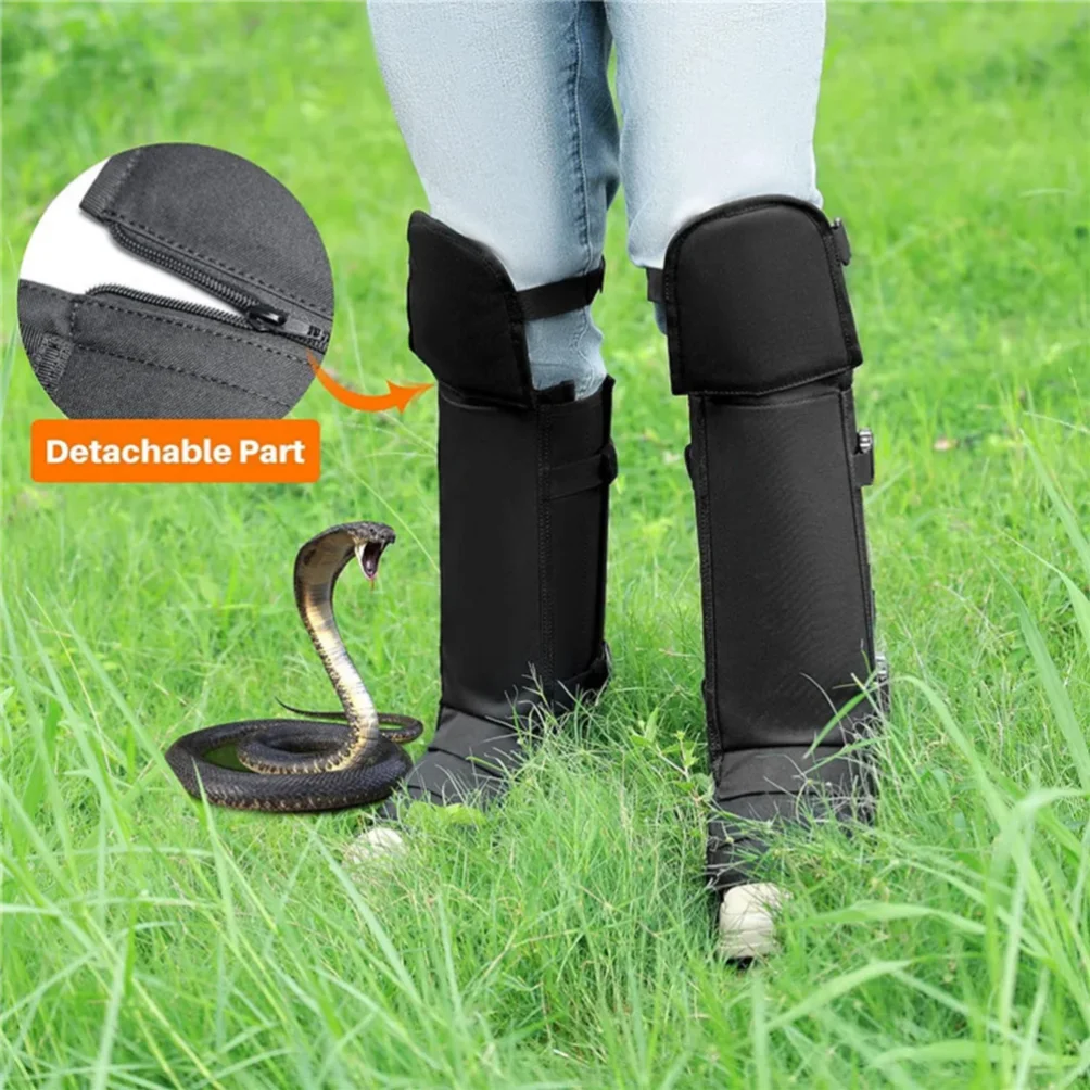 Heavy Duty Hunting Gaiters Anti Snake Leg Protection Watersproof Snow Boot Cover Outdoor Climbing Thorns Protector image 4