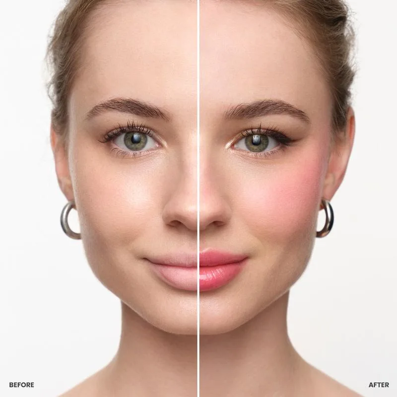 1 Stück multifunktionaler Rougestift, natürlich, matt, einfach aufzutragen, wasserdicht, langlebig, für Lippen und Wangen, Kontur-Make-up, Girlcult