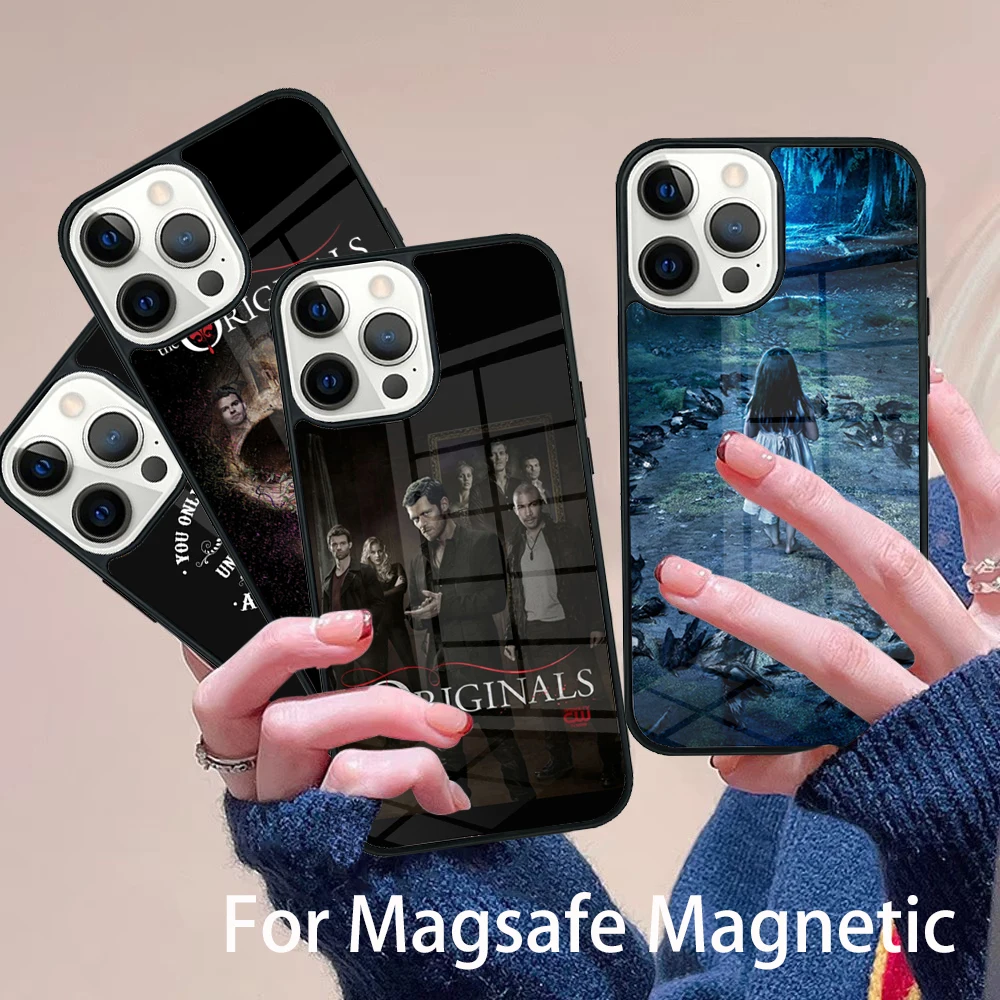 

The Originals Vampire Poster Phone Case Magesafe Magnetic Wireless Charge Cover For IPhone 16 11 12 13 14 15 Pro Max Plus Mini
