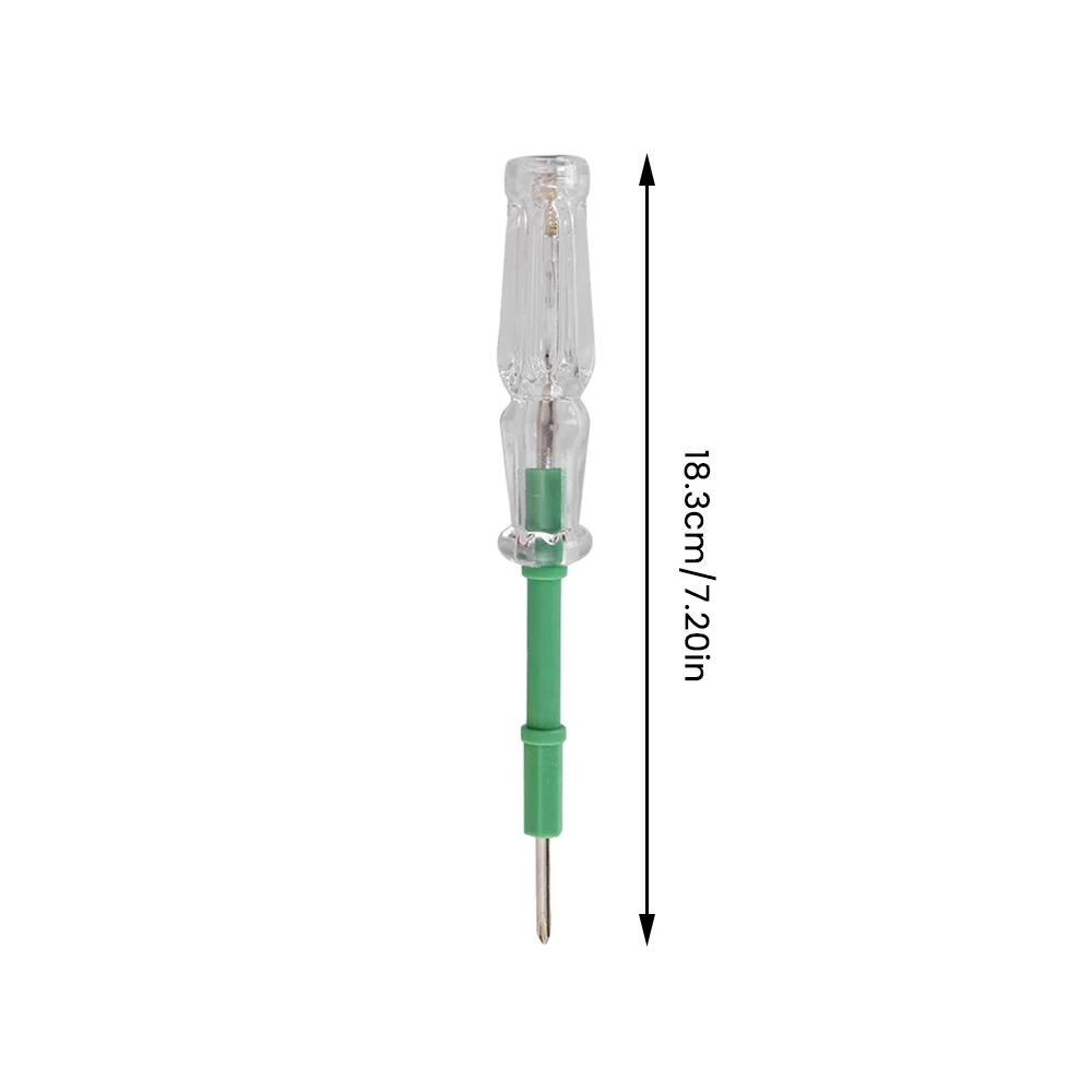 AC/DC 100-500V Test Pen Double-headed Detachable Flat Head/phillips Screwdriver Measuring Pen Electrician Maintenance Tool