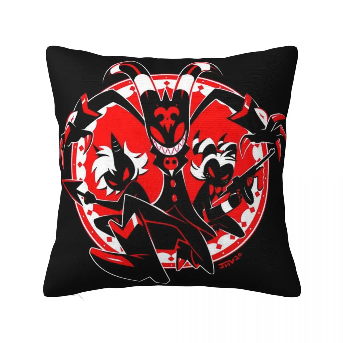 

Helluva Boss Anime Pillowcase Soft Polyester Cushion Cover Decorations Cartoon Pillow Case Cover Car Dropshipping 45X45cm