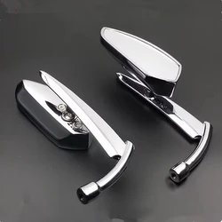 Custom Universal Motorcycle Rear View Mirrors For Harley Sportster 1200 Iron 883 Dyna softai Fatboy Nightster Roadster