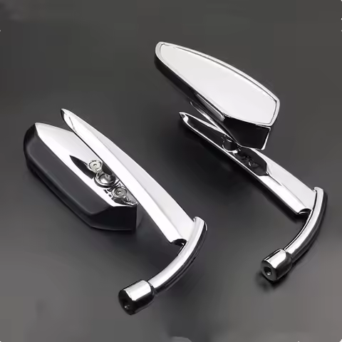 Custom Universal Motorcycle Rear View Mirrors For Harley Sportster 1200 Iron 883 Dyna softai Fatboy Nightster Roadster