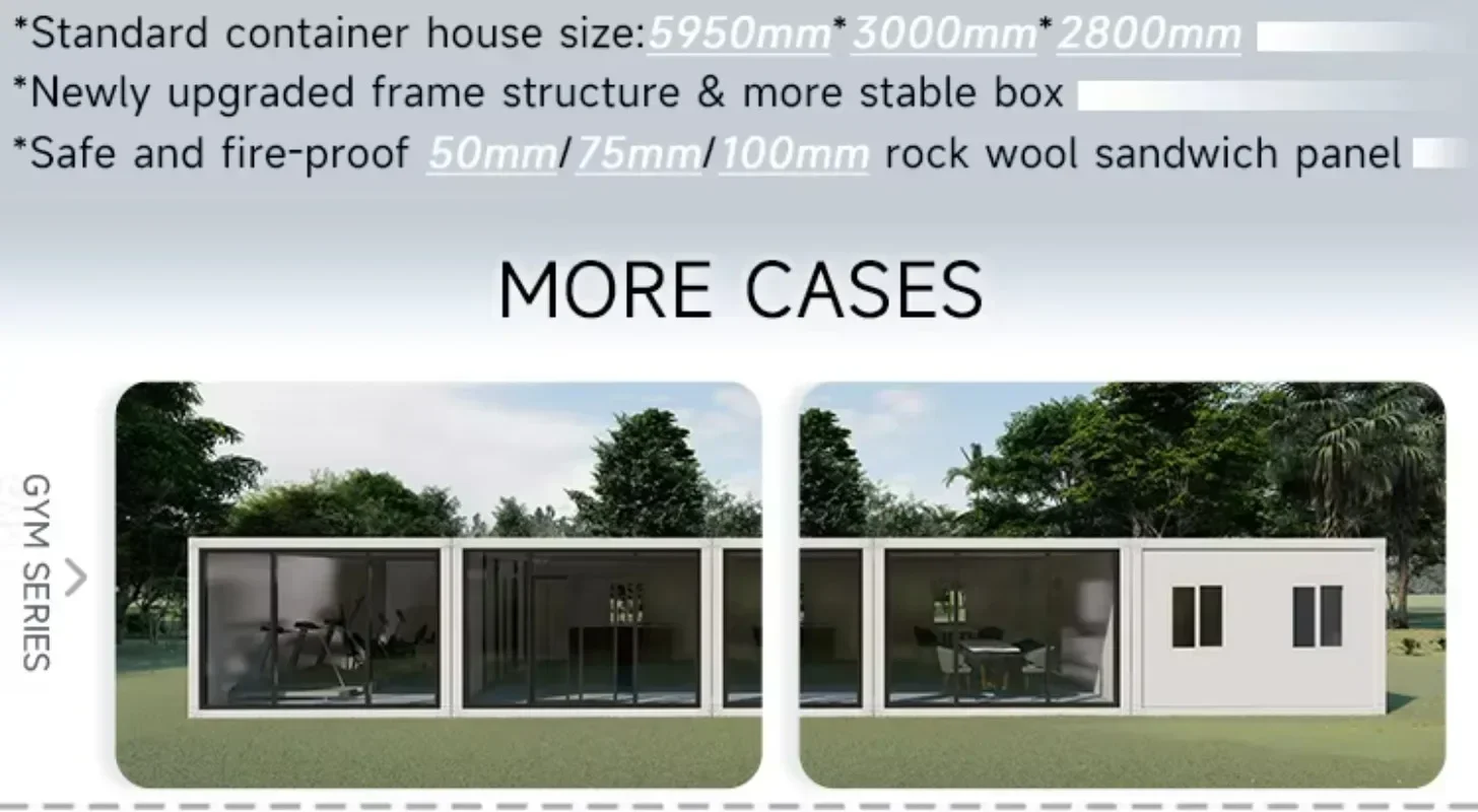 Hot Selling 2 Stories Luxury Fabricated Living Homes Prefabricated Container House Home China