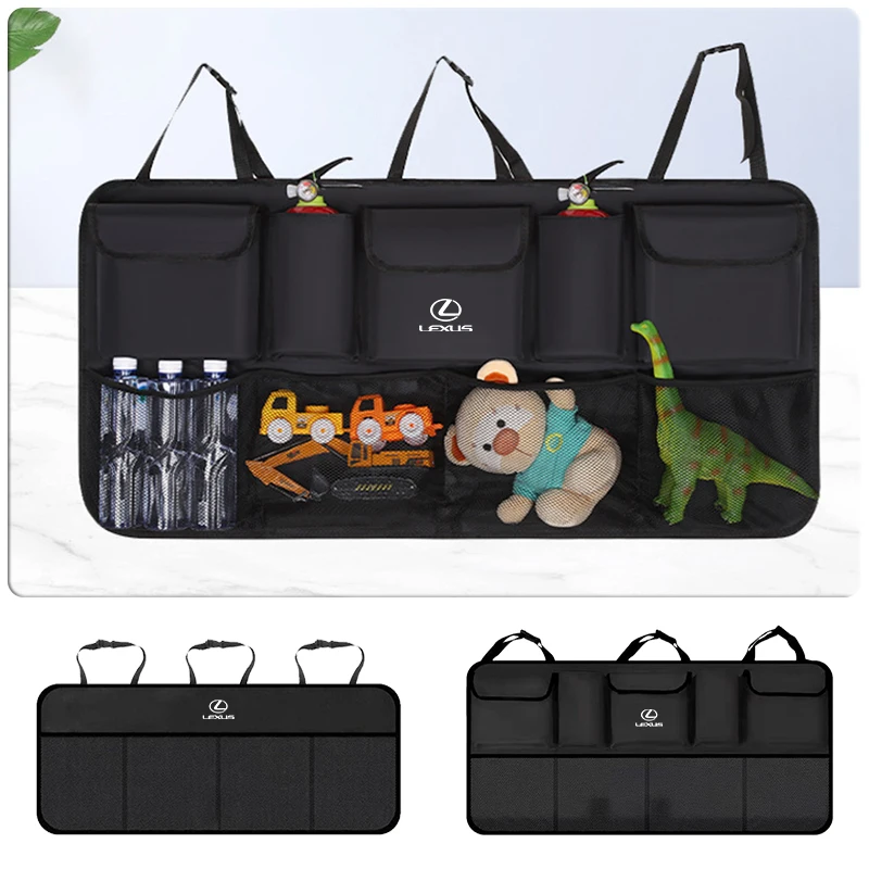 

For Lexus Car Seat Storage Organizer Multifunctional Oxford Fabric Car Back Multi Pocket Storage Bag