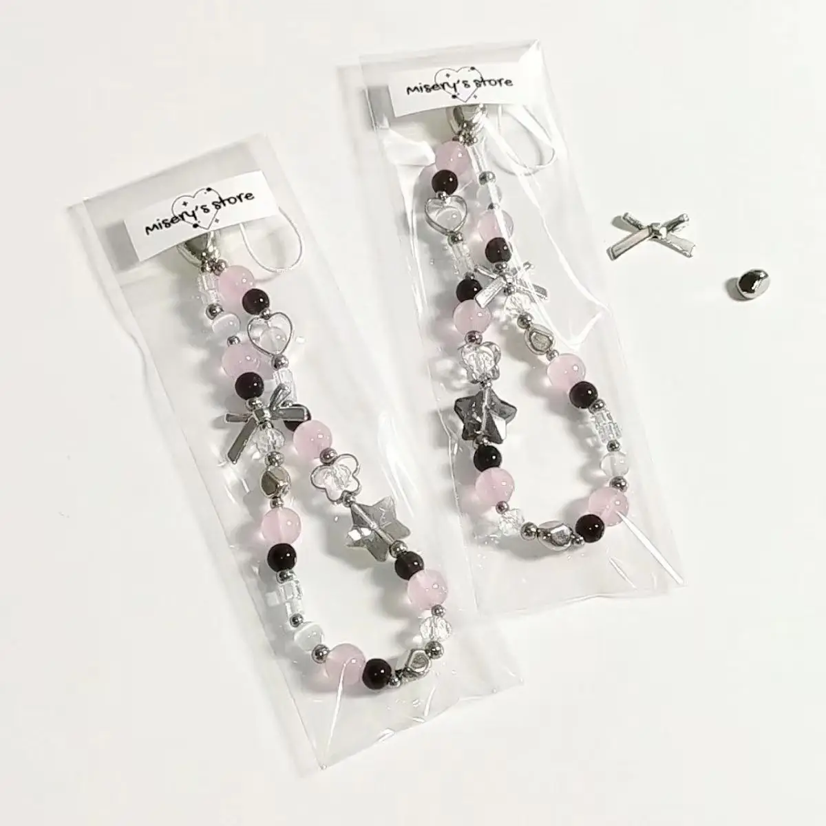 القلب زهرة حبة الهاتف سحر حزام الكورية سوار قلادة لحقيبة كاميرا الملحقات شنقا حبل فتاة المجوهرات