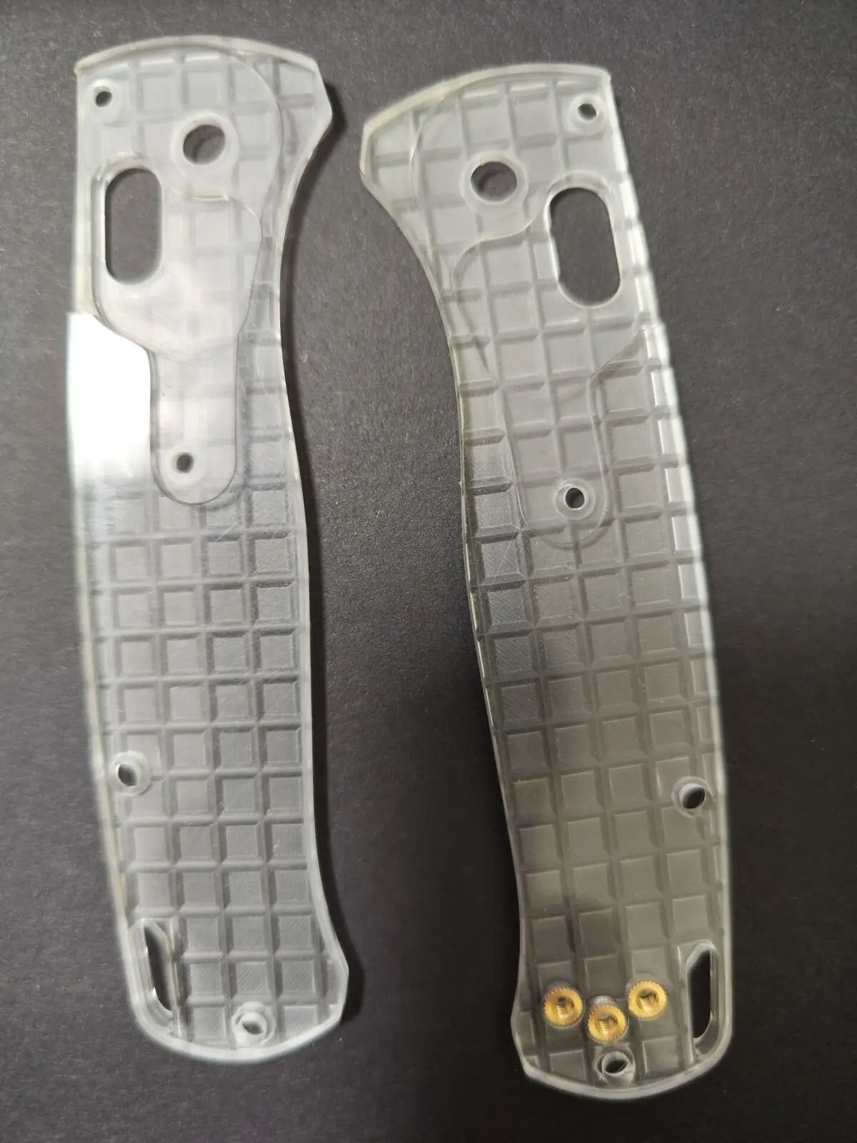 New 1 Pair Acrylic Handle Scales for Benchmade Bugout 535 Without Blade New