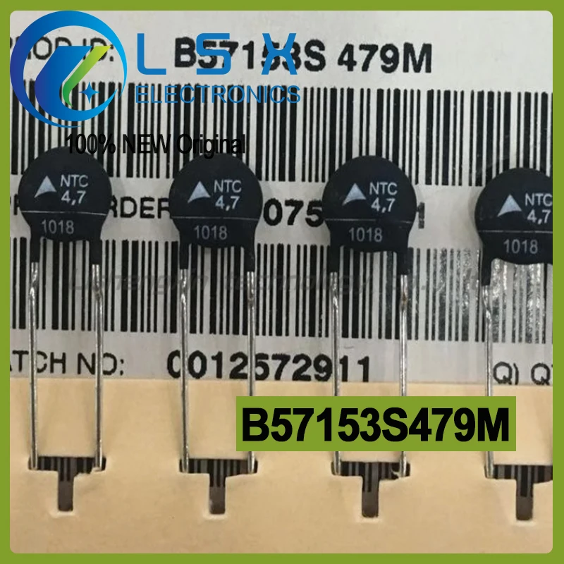 

10 шт. B57153S479M 4,7 Ом 4,7R NTC отрицательный температурный коэффициент 3A термистор новый и оригинальный