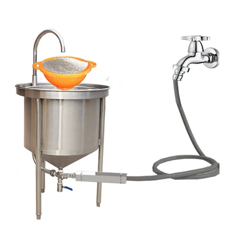 High Performance Labor Saving 25kg/Time Corn Washer Grain Washing Machine Fast Speed Rice Cleaning Machine