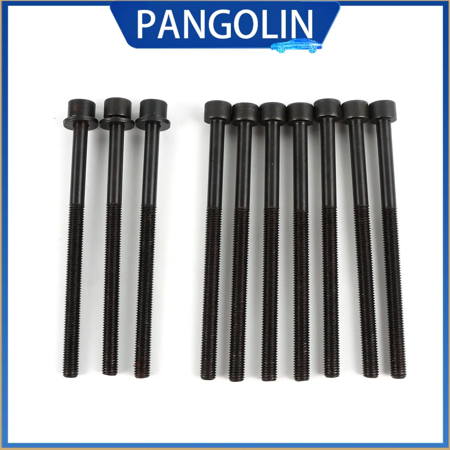 

PANGOLIN 10Pcs Cylinder Head Bolt Set for Hyundai Kia 2012 2020 G4KH 20T Turbo Engine 2232125000 Theta II 20L Turbocharged Moto
