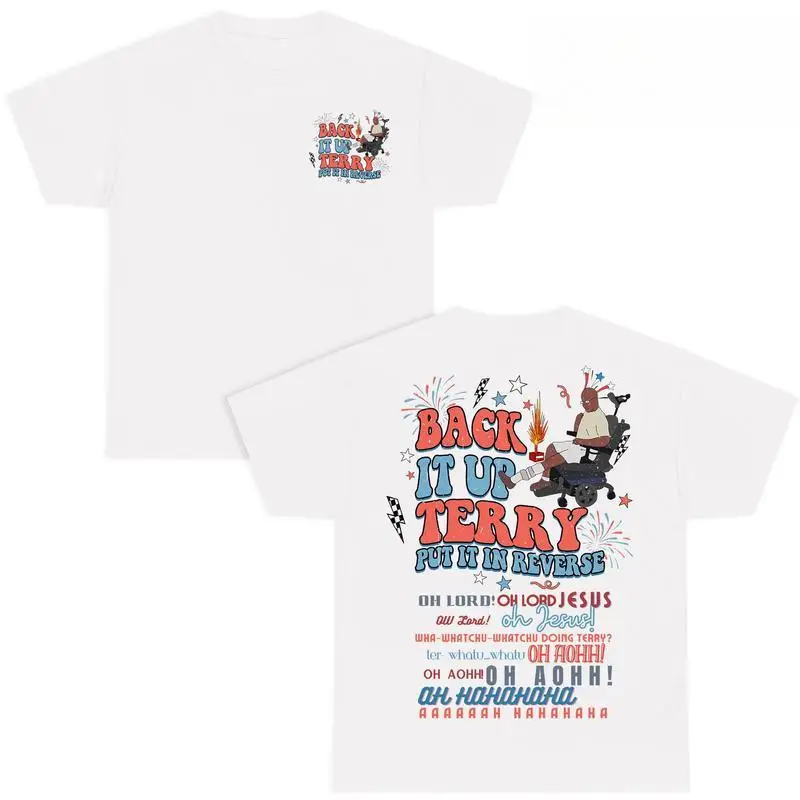 

"Funny Back It Up Terry T-shirt, Put It In Reverse Graphic Tee, Vintage Meme Shirt, Oversized Streetwear, Unisex Casual Top"