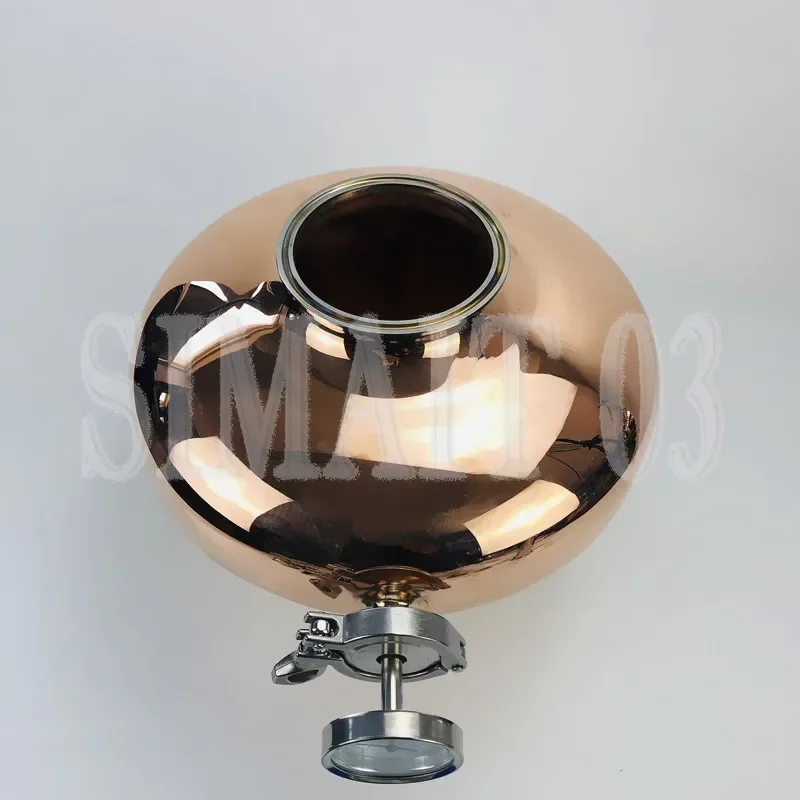 310mm Copper Onion Head - 2mm Thick 12L Capacity for Whisky/Brandy Brewing