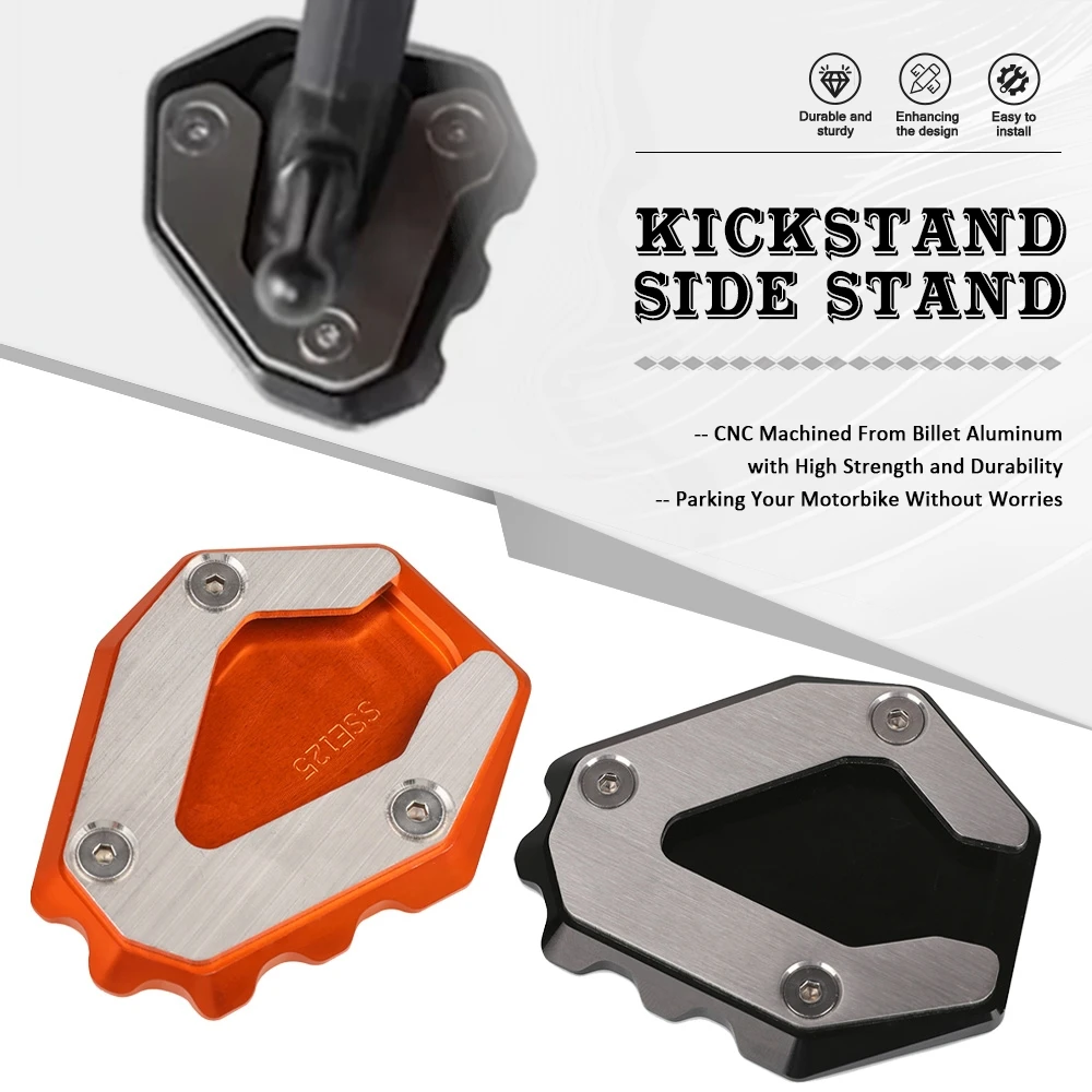 

For 1290 Super Duke GT 2019 2020 2021 2022 2023 Motorcycle Kickstand Extender Foot Side Extension Support Plate Enlarged Base