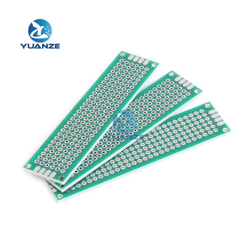 

5 шт. 2x8 см 20x80 мм спрей tiBlue зеленый красный двухсторонний прототип печатной платы универсальная печатная плата прототипная плата для Arduino