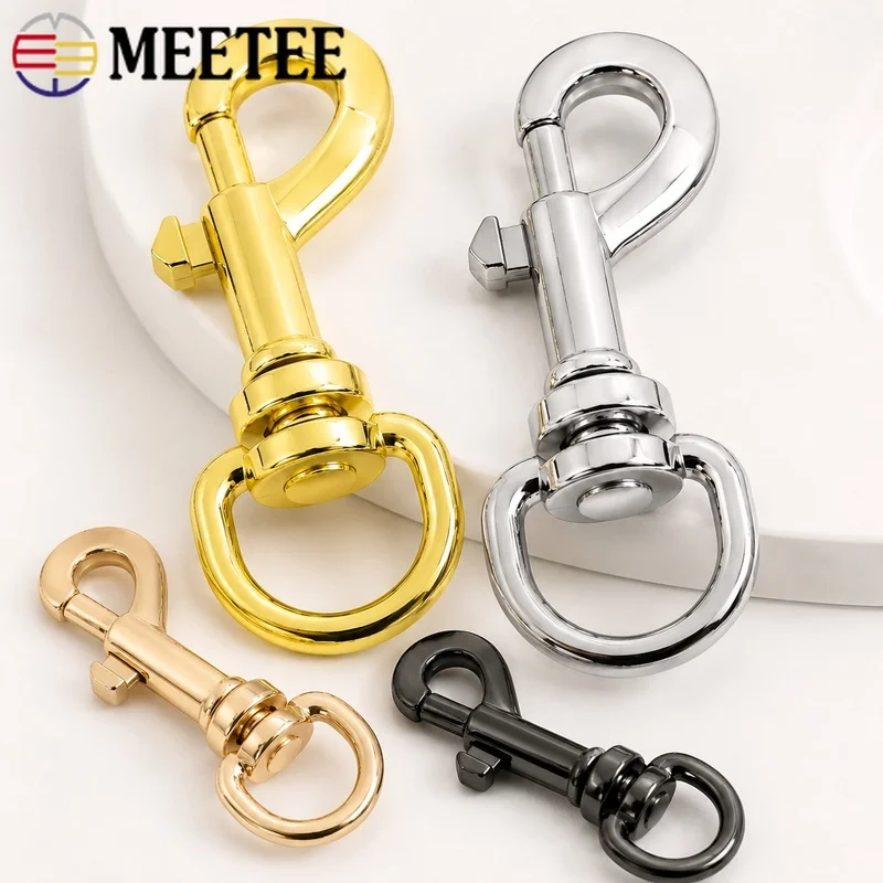 

10/20Pcs 11/15mm Metal Swivel Lobster Clasp Snap Hook Bag Strap Keychain Dog Collar Carabiner Buckle Hardware DIY Repairing