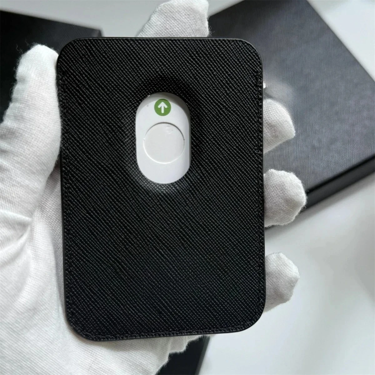 Luxury Strong Magnetic Busine Sle Leather Card for IPhone 17 Pro Max 16 15 14 13 12 Wallet Carbon Fiber Card Bag 2 Pocket Slot view 6